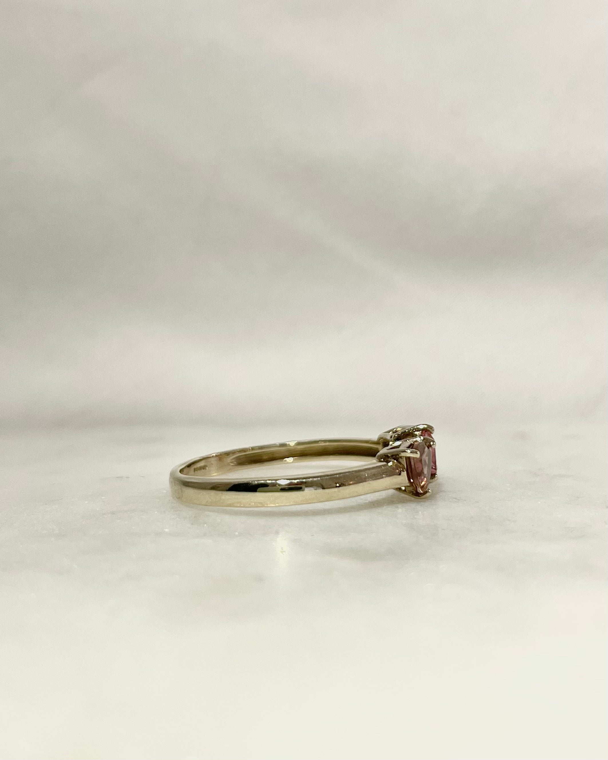 Bague Trilogie Tourmaline Rose "Zayce"