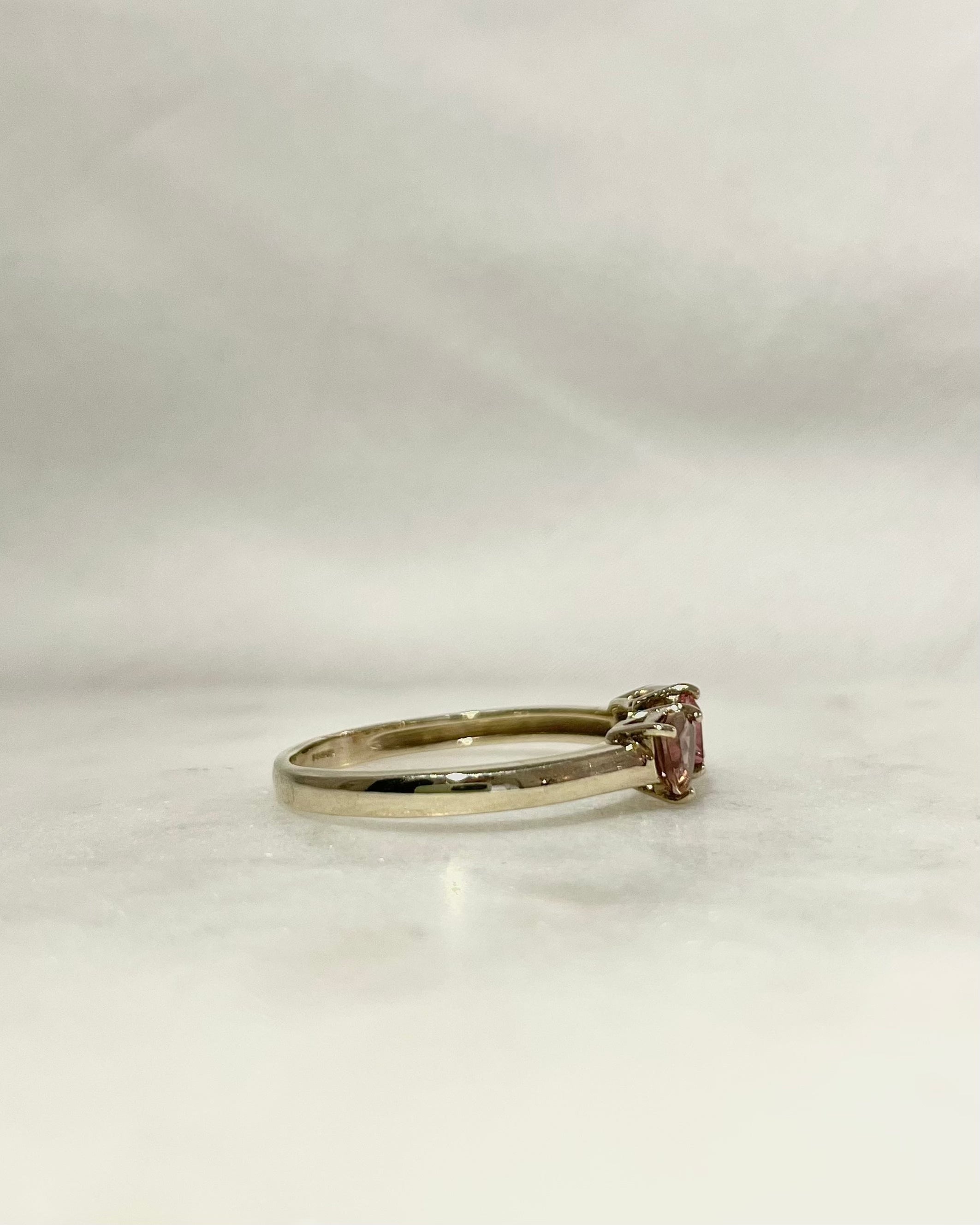 Bague Trilogie Tourmaline Rose "Zayce"
