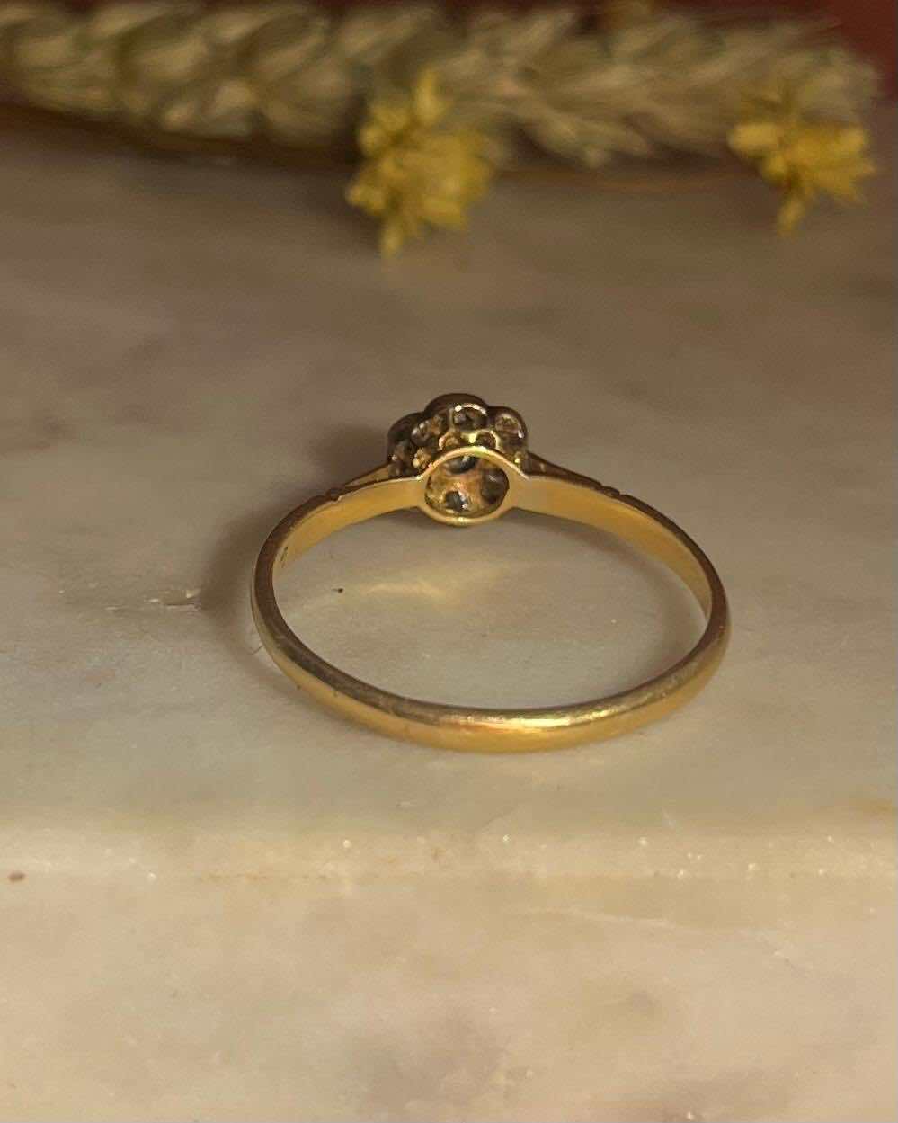 Anillo de diamantes Art Déco "Manuela"
