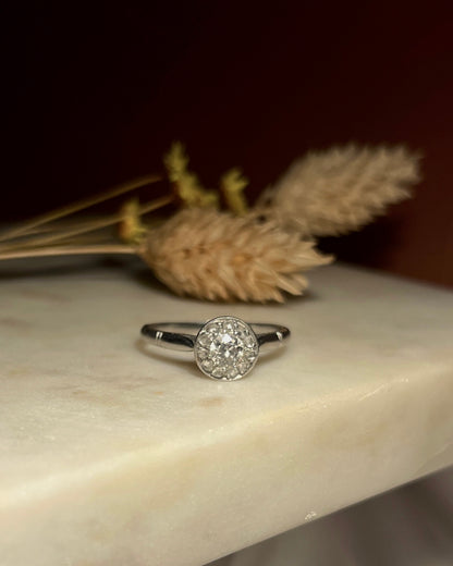 Bague Diamants Art-déco &quot;Irina&quot; 0.25 Carat