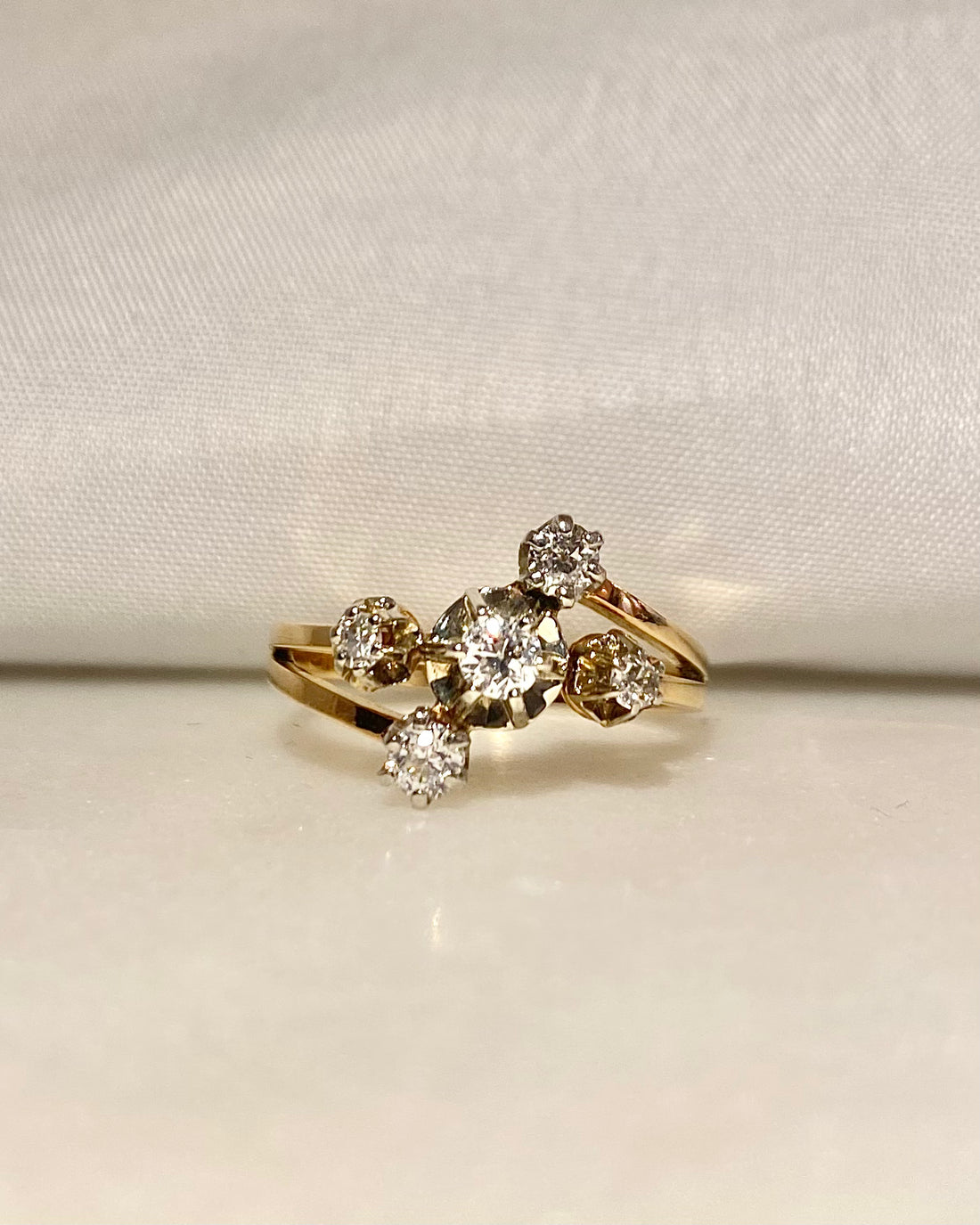 Bague Constellation Diamants 0.32 carat &quot;Lise&quot;