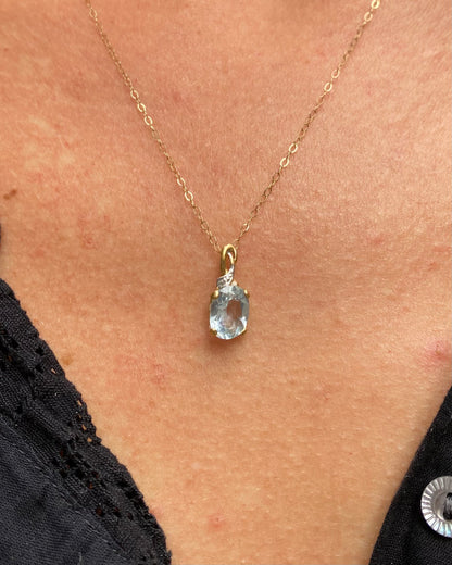 Pendentif Aigue-Marine 1.60 carat “Jamilia”