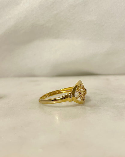 Bague Filigrane Or Jaune 9 Carats &quot;Cléophée&quot;