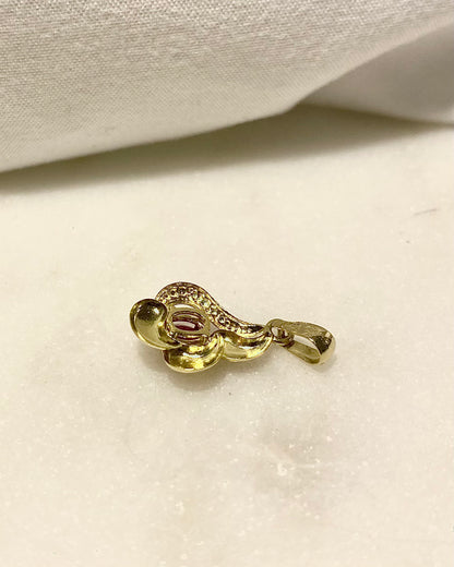 Pendentif Vintage Rubis 0.40 carat &quot;Philomène&quot;