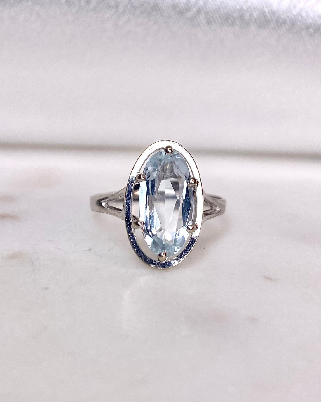 Bague Cocktail Aigue-Marine 1.60 carat &quot;Rayla&quot;