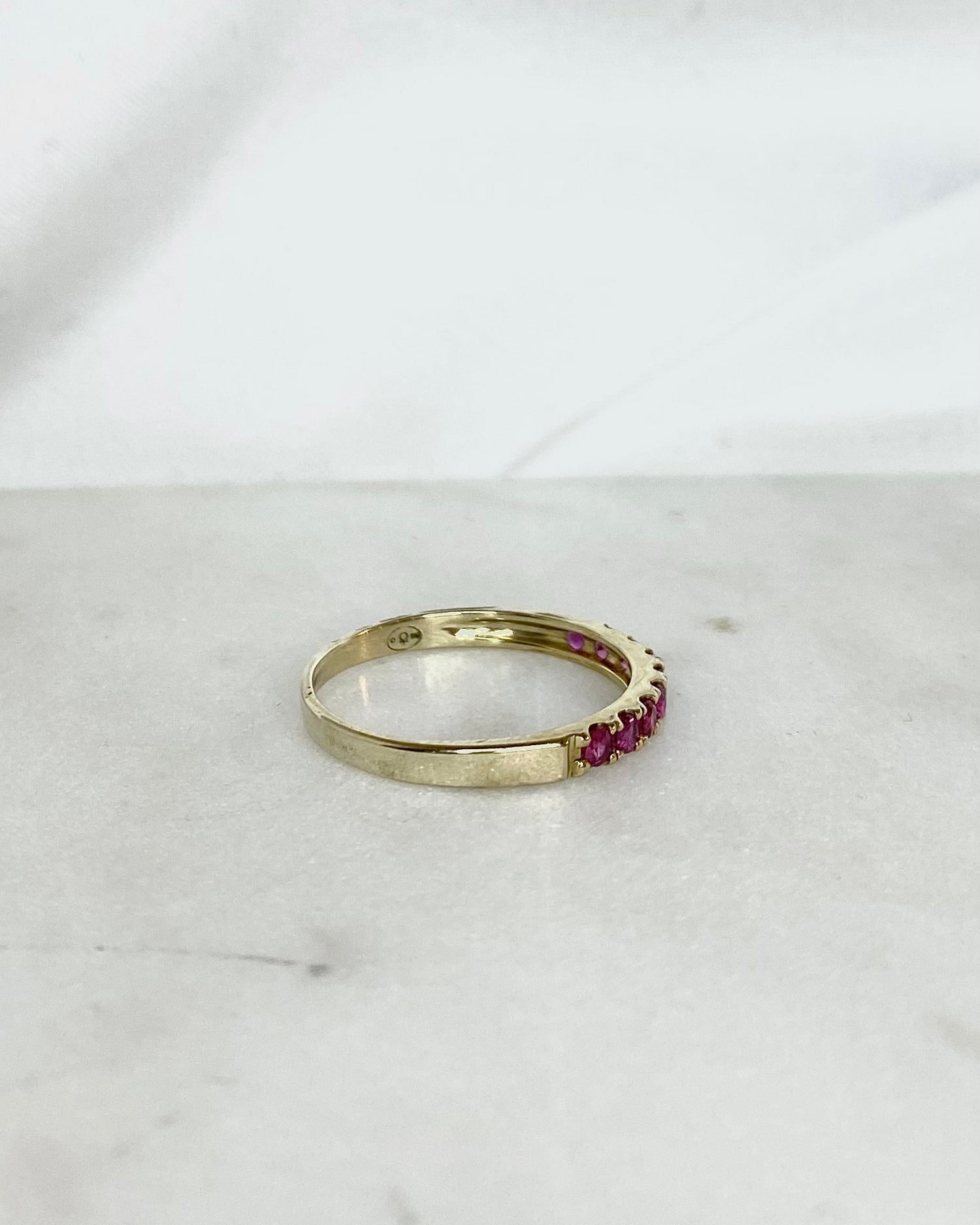 Demi Alliance Rubis 0.24 carat &quot;Rosie&quot;