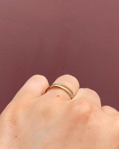 Alliance Trois Ors 18 carats &quot;Ellya&quot;
