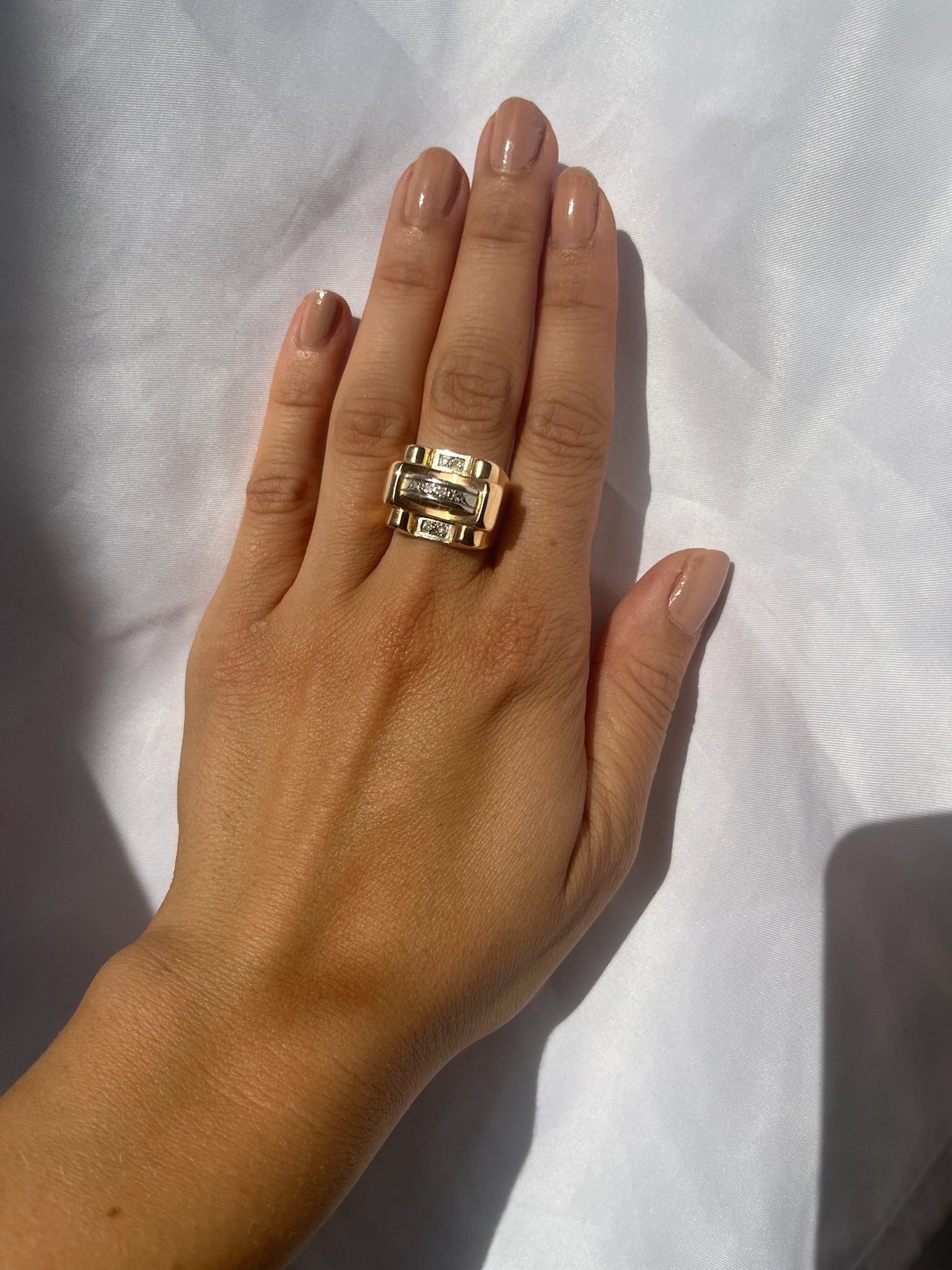 Bague Tank Diamants d&