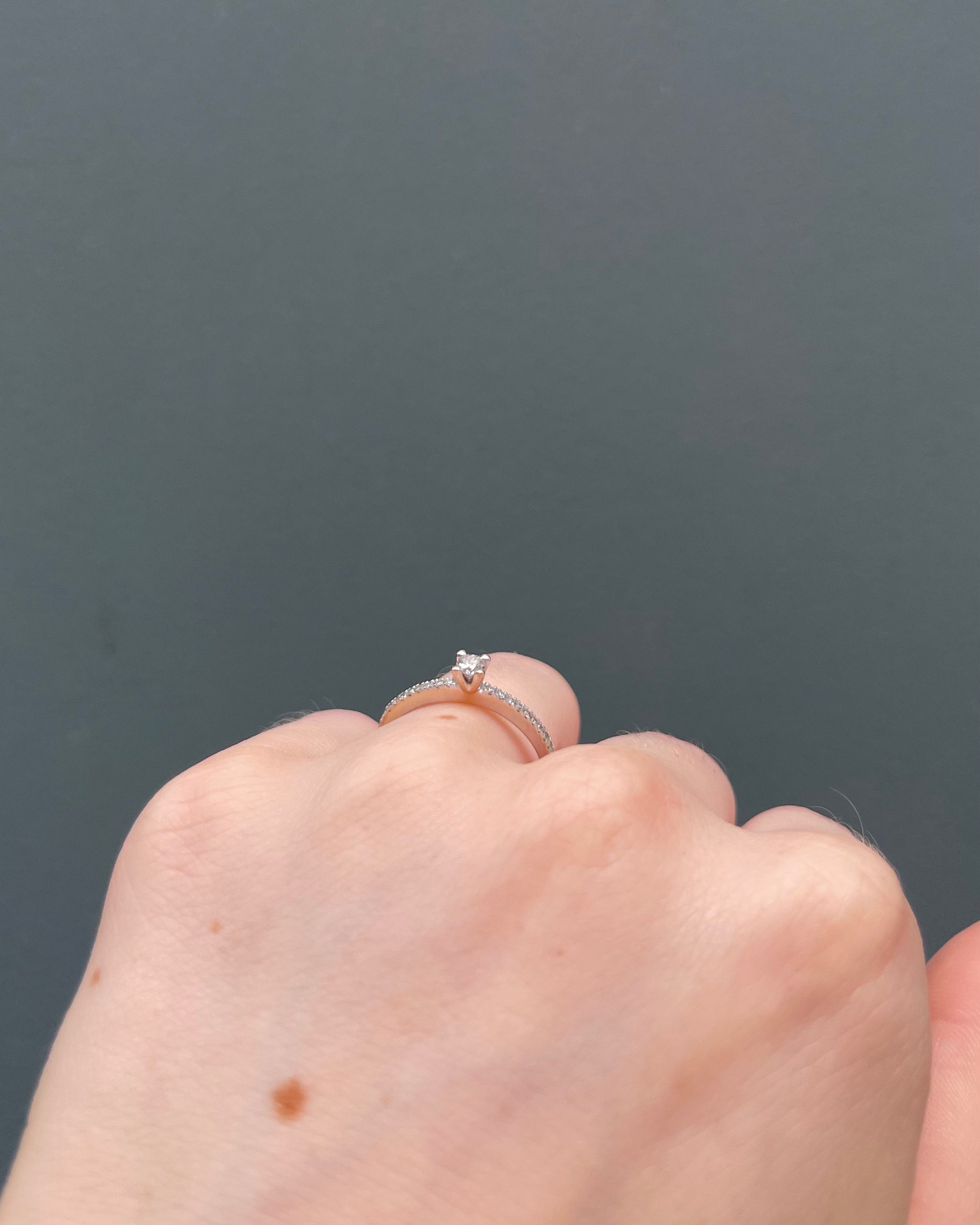 Bague Solitaire Diamants "Léandra"