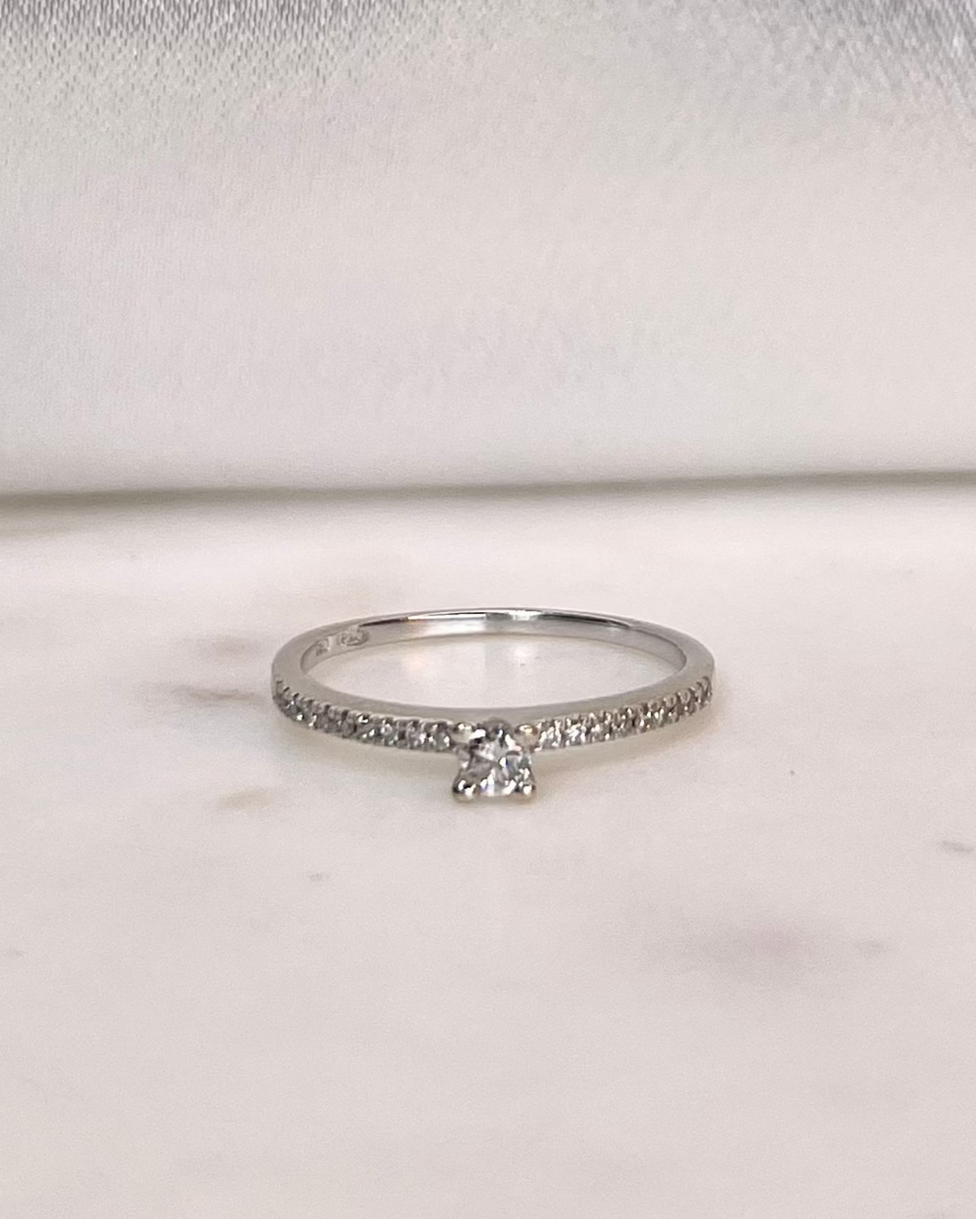 Bague Solitaire Diamants "Léandra"
