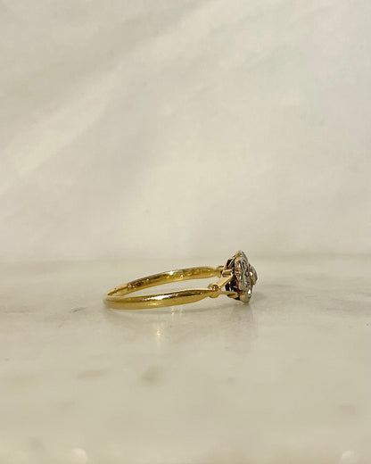 Bague Marguerite Art-Déco Diamants &quot;Mielle&quot;