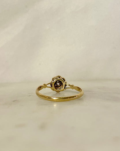 Bague Marguerite Art-Déco Diamants &quot;Mielle&quot;