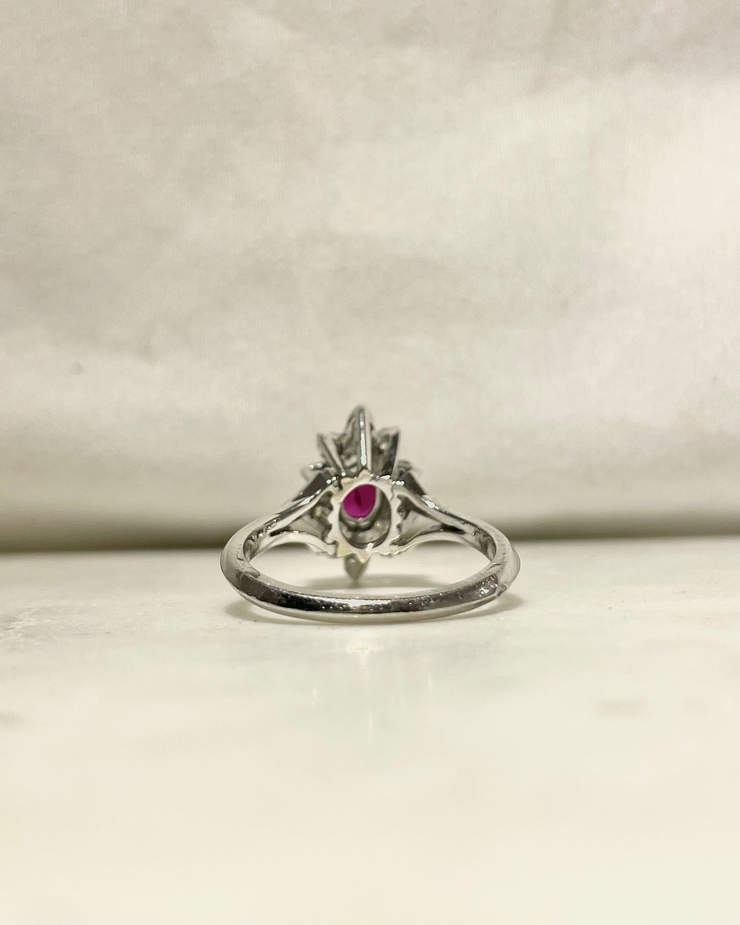 Bague Marguerite Rubis 0.70 carat &amp; Diamants &quot;Yelma&quot;