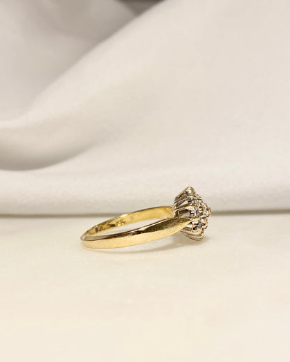 Bague Marguerite Diamants 0.38 carat “Jonquille”