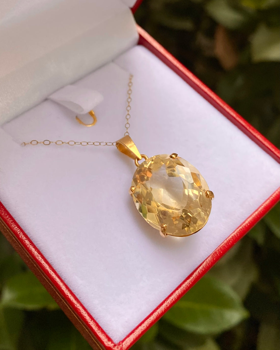 Pendentif Citrine 20 carats &quot;Victorine&quot;