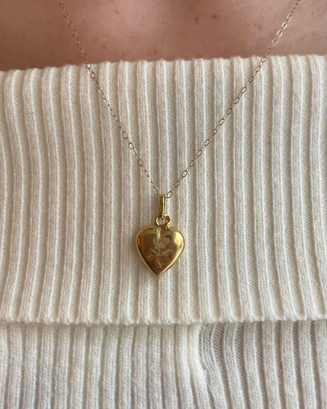 Pendentif Coeur Or Jaune 18 carat “Romy”