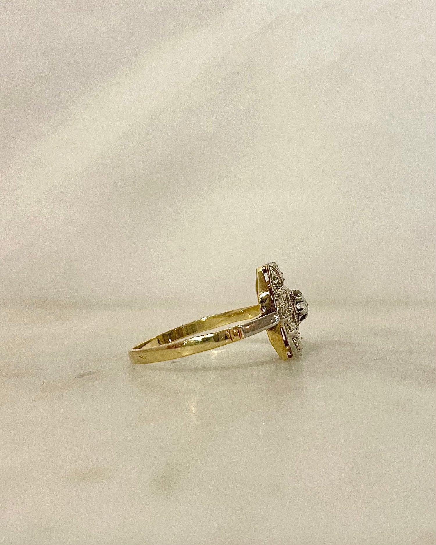 Bague Art-Déco Diamants &quot;Lyva&quot;
