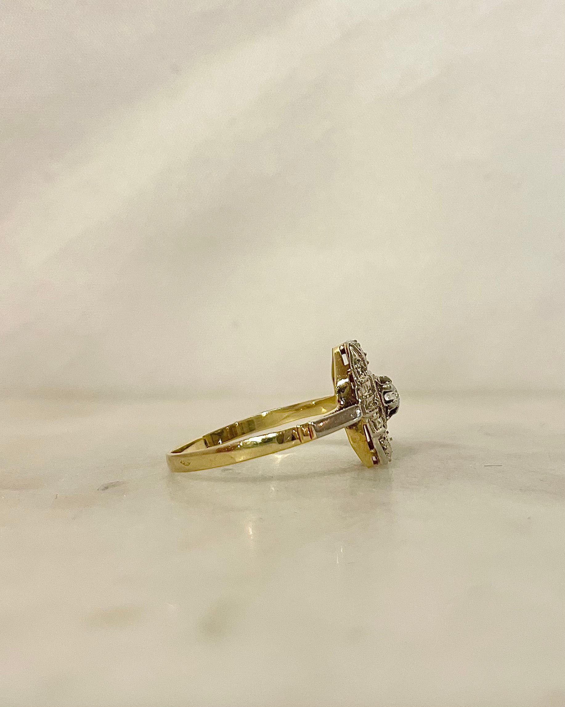 Bague Art-Déco Diamants "Lyva"