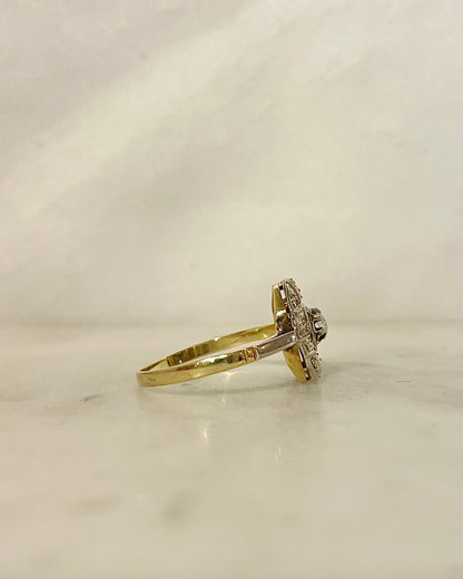 Bague Art-Déco Diamants &quot;Lyva&quot;