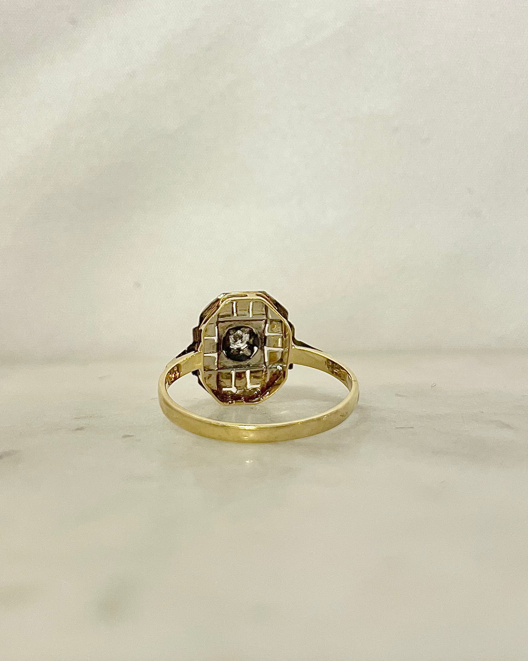 Bague Art-Déco Diamants "Lyva"