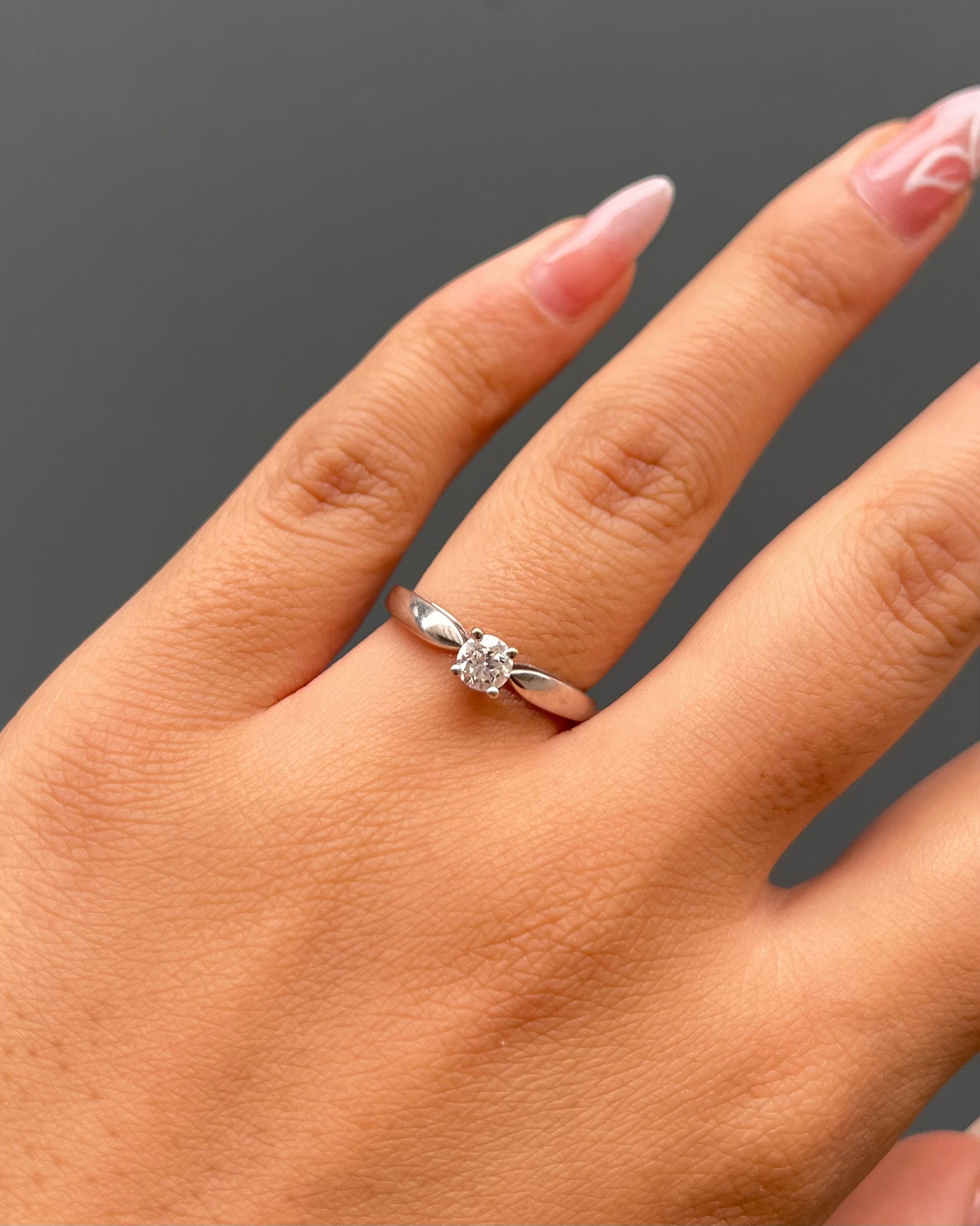 Bague Solitaire Diamant 0.30 carat "Léonie" - Elliade Paris