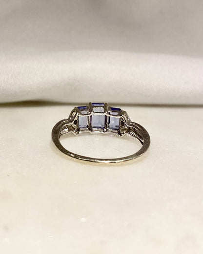 Bague Trilogie Tanzanites 1.37 carat &quot;Enza&quot;