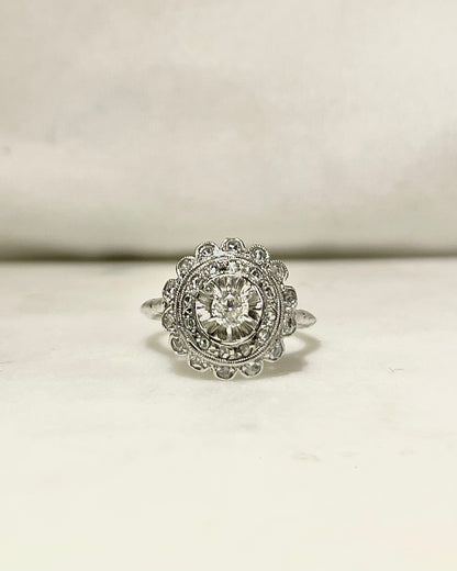 Bague Art-déco 27 Diamants &quot;Naélla&quot;