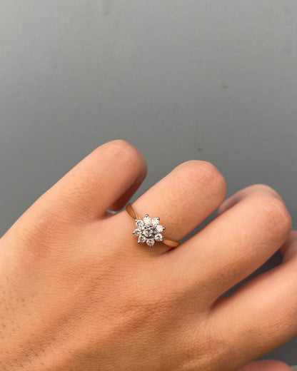 Bague Marguerite Diamants 0.31 carat &quot;Haize&quot;