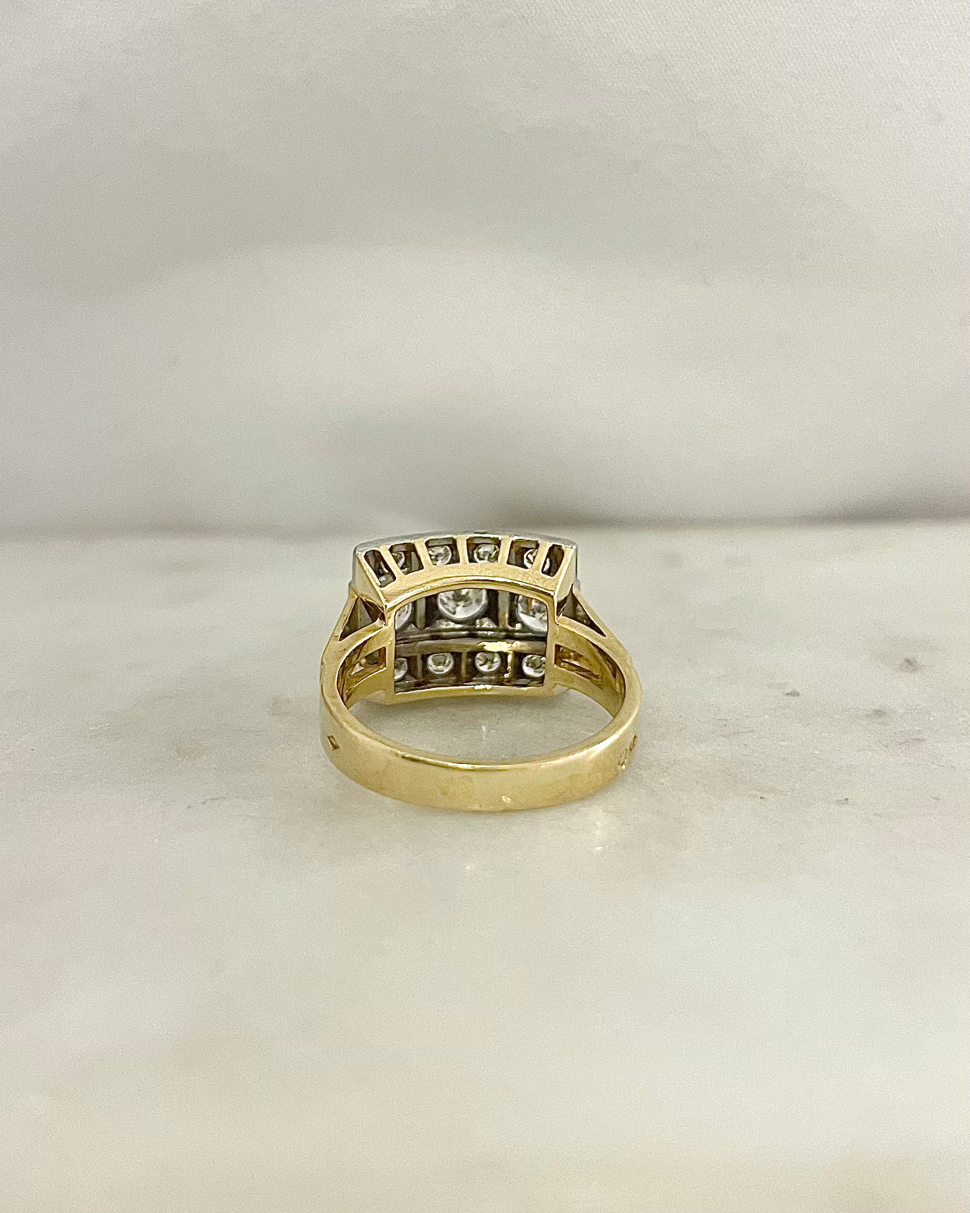 Tank Diamond Ring 1.05 carat "Léontine"