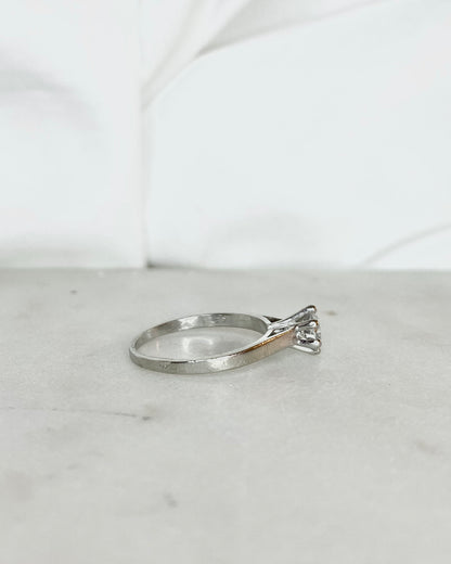 Bague Solitaire Diamant 0.42 carat &quot;Péryla&quot;