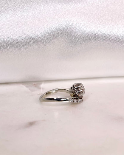 Bague Vintage Diamants 0.53 carat &quot;Zinia&quot;