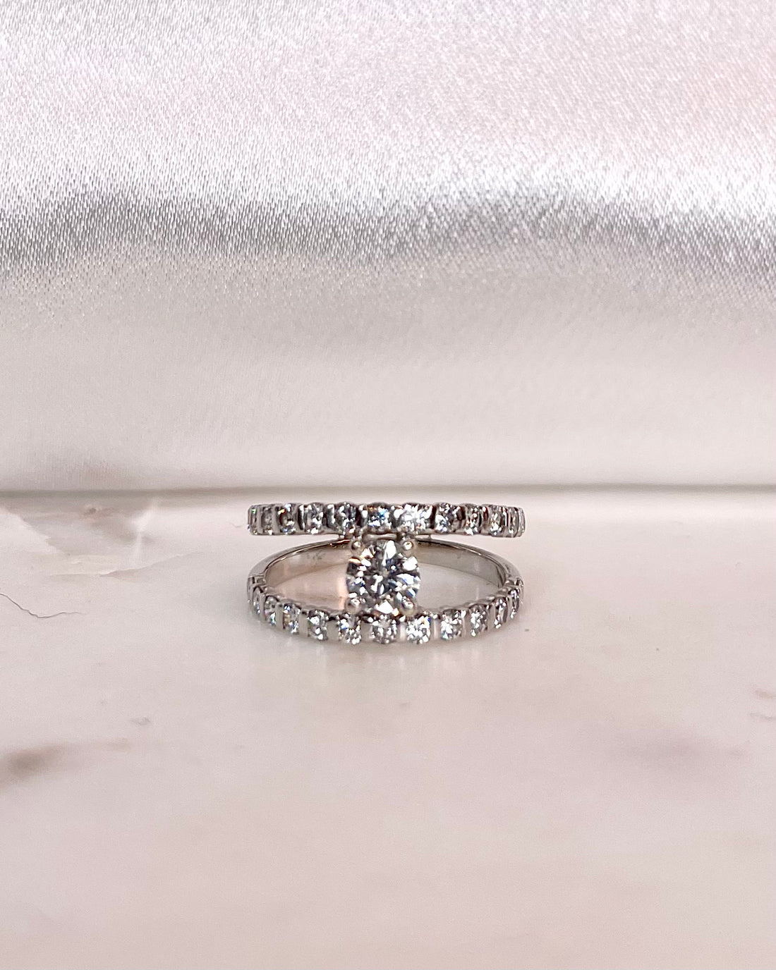 Bague Vintage Diamants 1.60 carat "Elir"