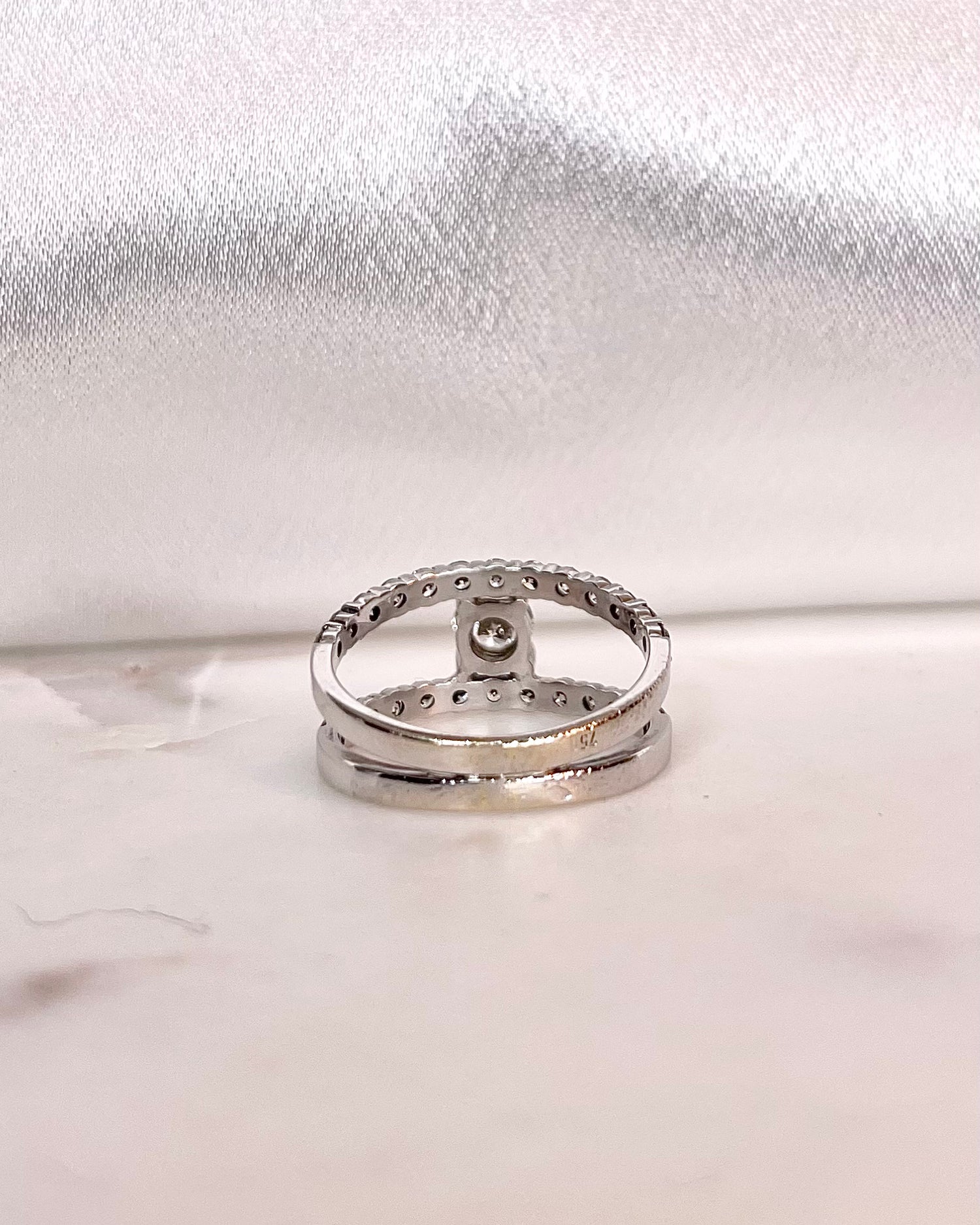 Bague Vintage Diamants 1.60 carat &quot;Elir&quot;