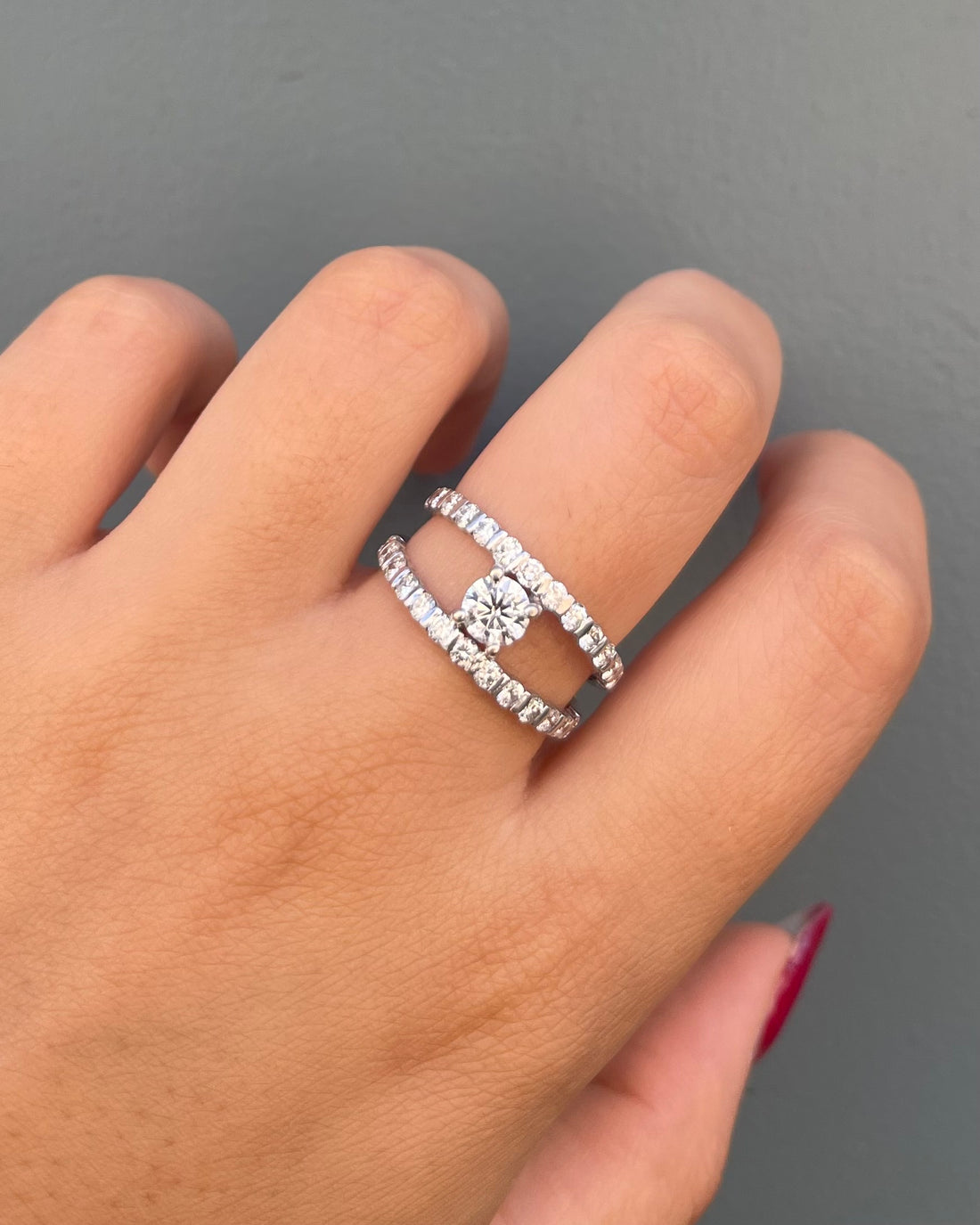 Bague Vintage Diamants 1.60 carat &quot;Elir&quot;