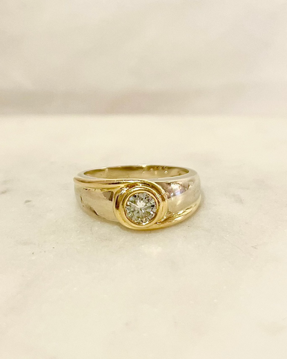 Bague Jonc Diamant 0.33 carat &quot;Mika&quot;