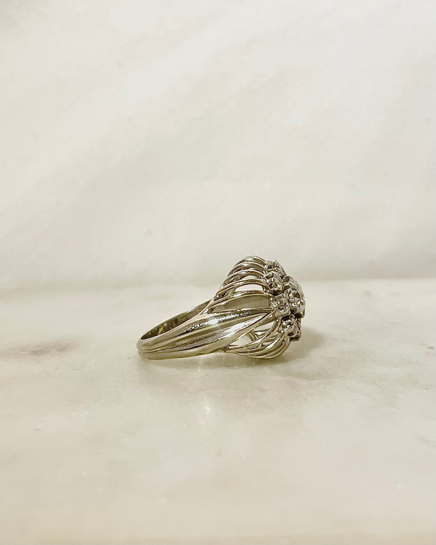 Bague Dôme Diamants 1.05 carat &quot;Estelle&quot;