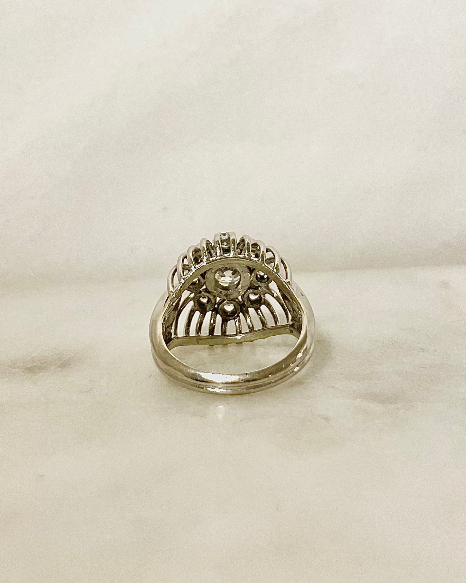 Bague Dôme Diamants 1.05 carat "Estelle" - Elliade Paris