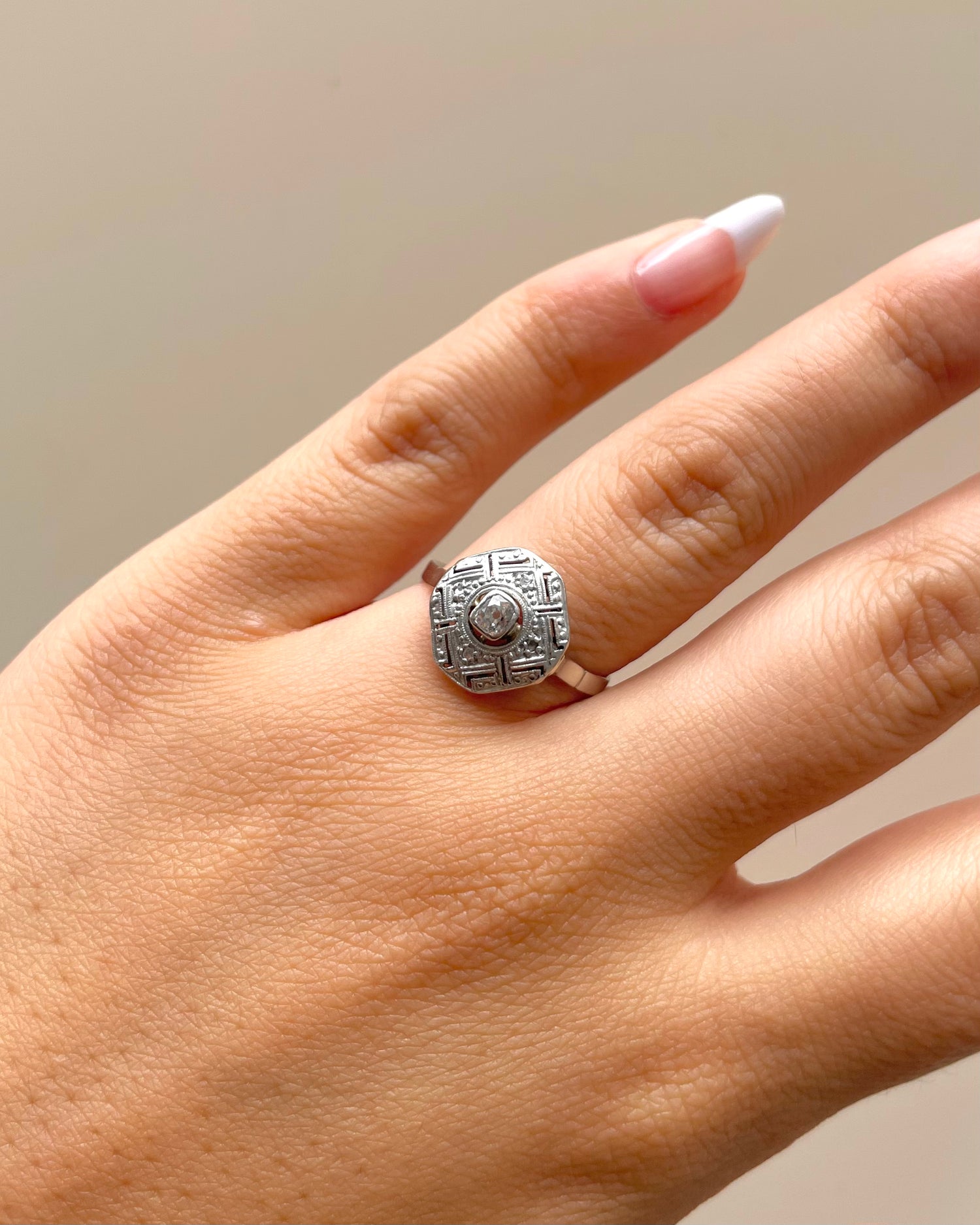 Bague Art-déco Diamants &quot;Salina&quot;