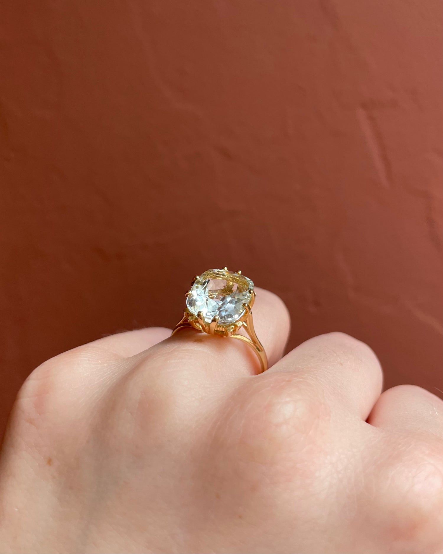 Bague Cocktail Aigue Marine 5 carats “Yael”