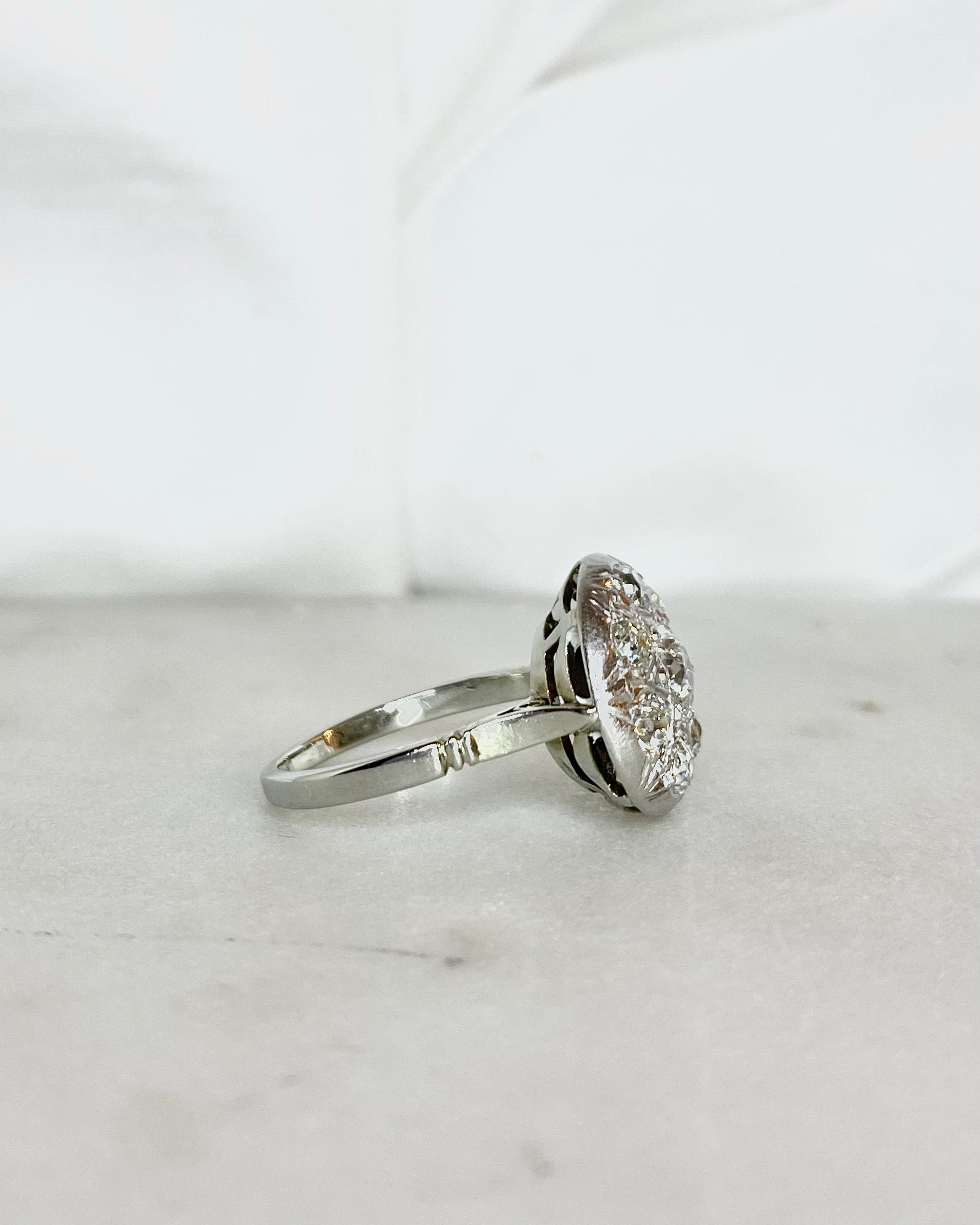 Bague Art-Déco Diamants 1.16 carat "Kyla"