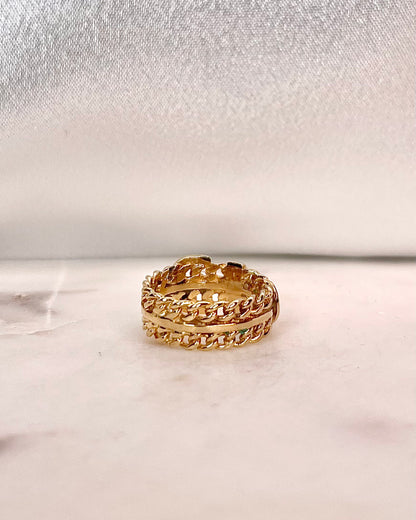 Bague Bandeau Or Jaune &quot;Averine&quot;