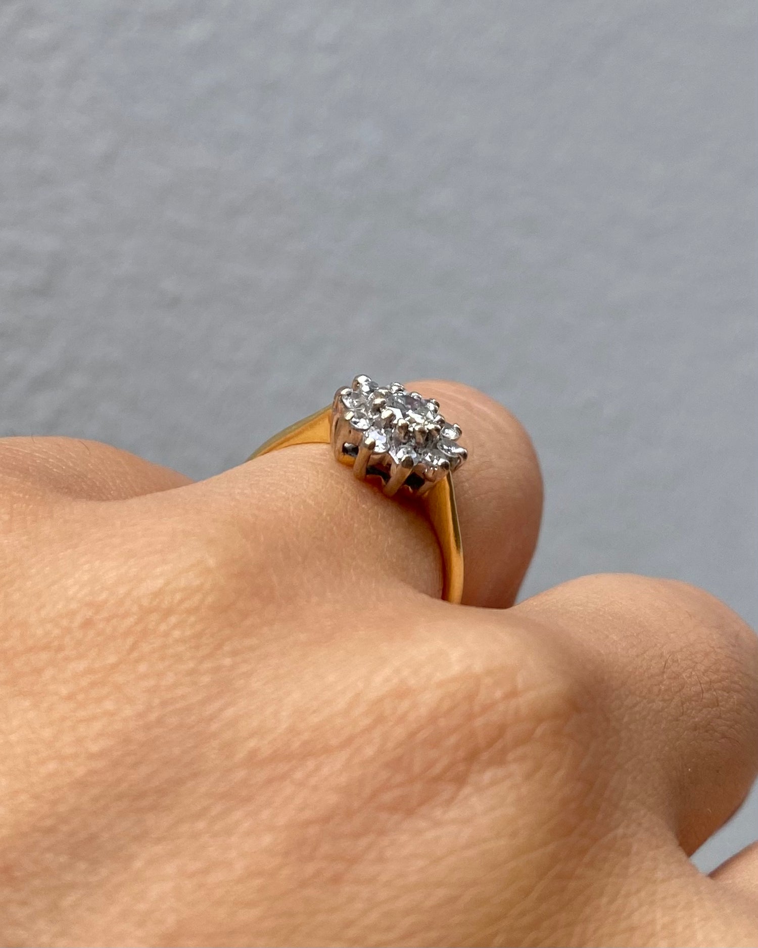 Bague Marguerite Diamants 0.50 carat &quot;Ella&quot;