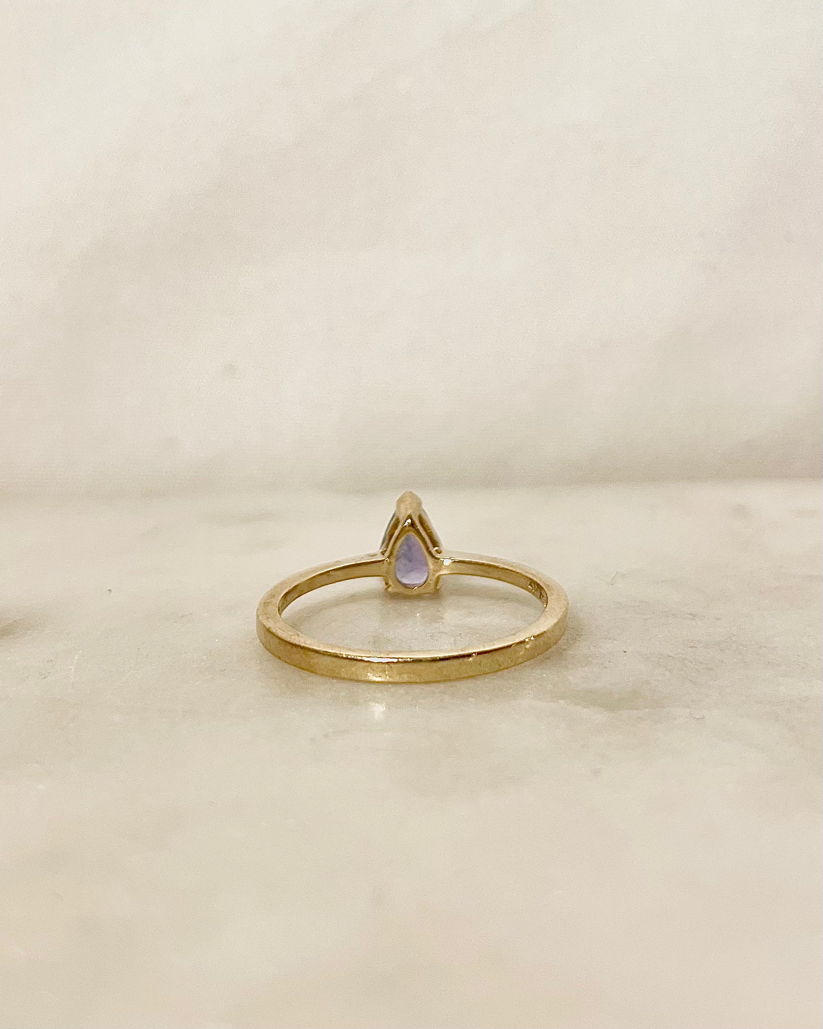 Anillo solitario Tanzanita 0.75 quilates "Mariane"
