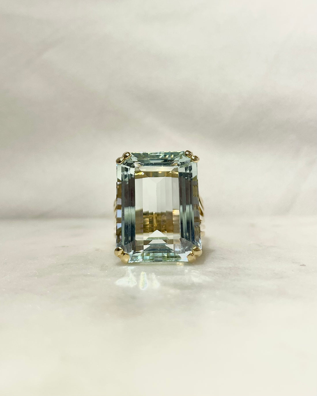 Cocktail Aigue-Marine 22.20 Carats &quot;Luna&quot;