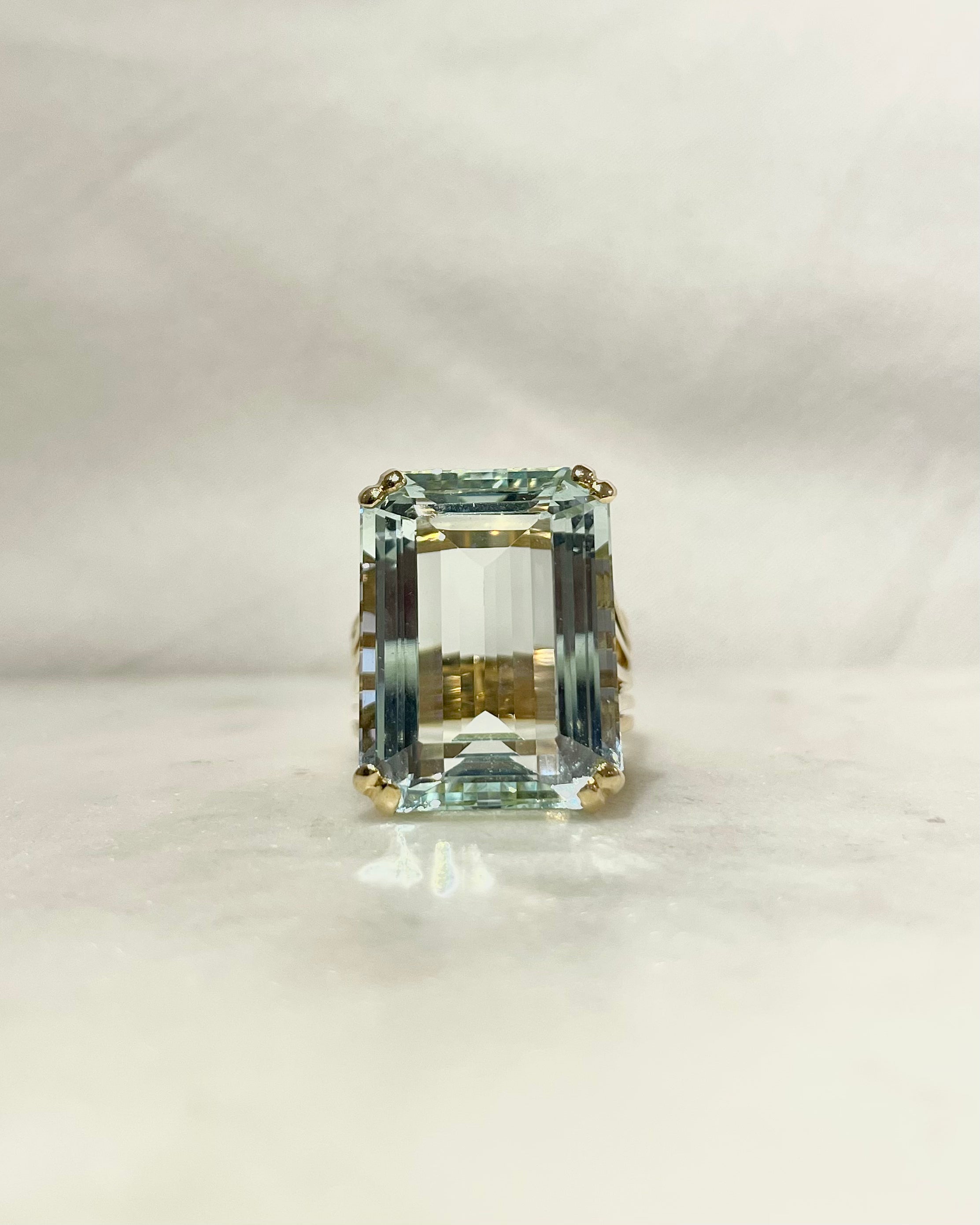 Cocktail Aigue-Marine 22.20 Carats "Luna"