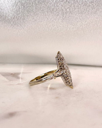 Bague Marquise 21 Diamants &quot;Lolita&quot;