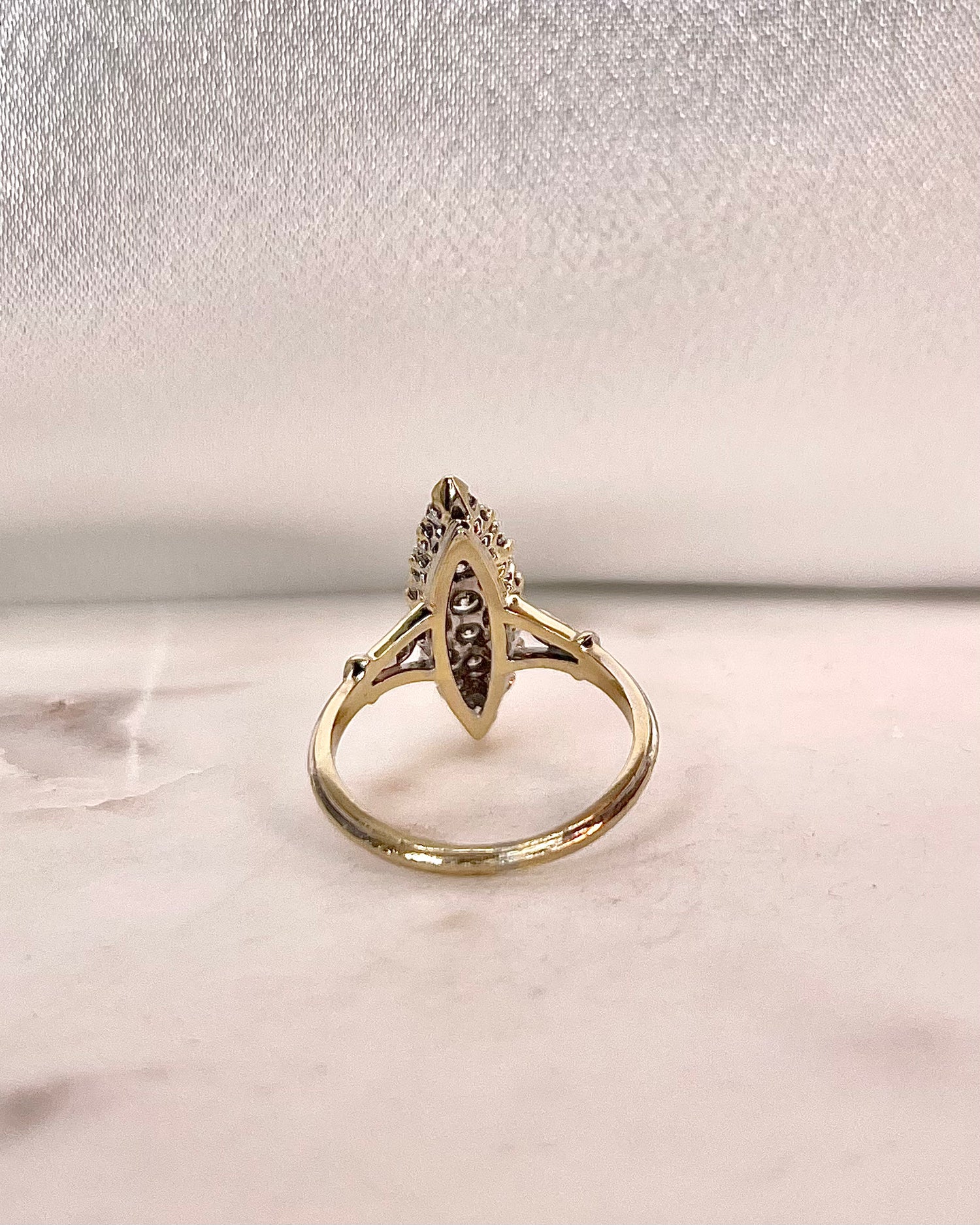 Bague Marquise 21 Diamants &quot;Lolita&quot;
