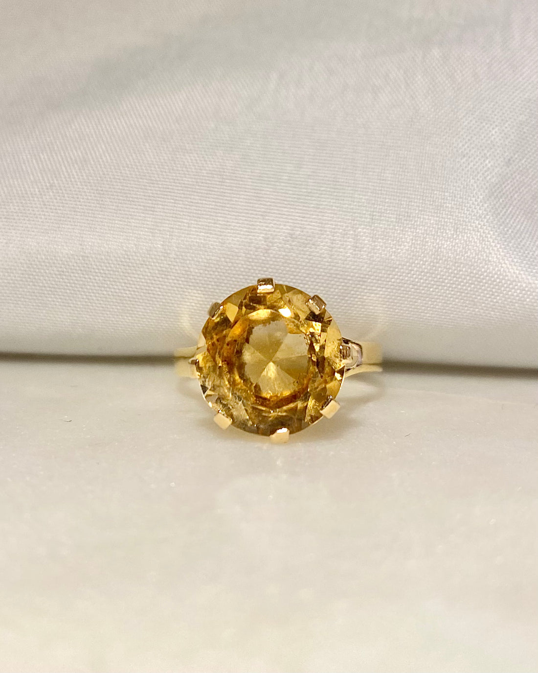 Bague Cocktail Citrine 9.50 carats &quot;Sofia&quot;