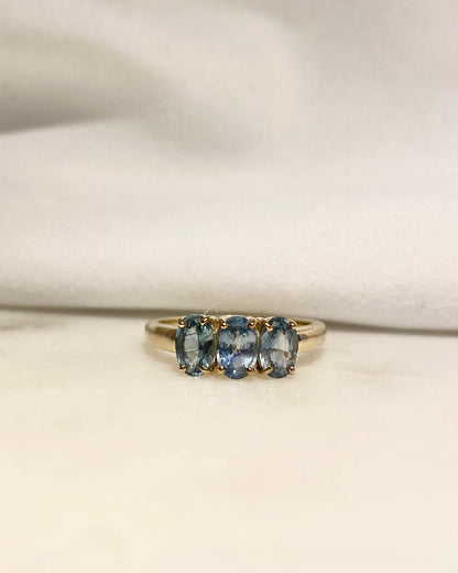Bague Trilogie Saphirs 1.74 carat &quot;Garance&quot;