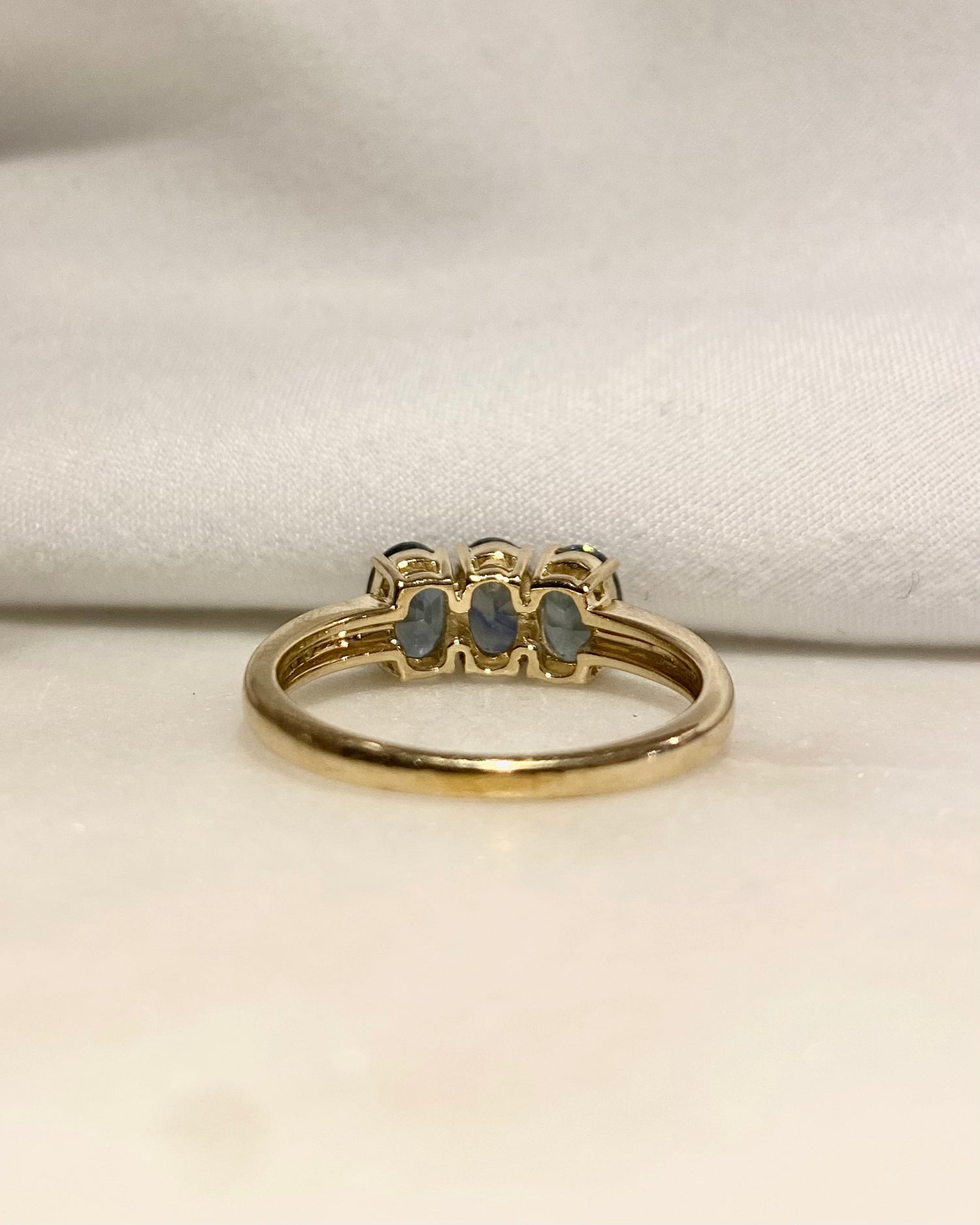 Bague Trilogie Saphirs 1.74 carat &quot;Garance&quot;